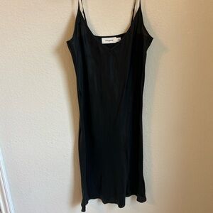 Coach Women’s Sz 2 100% Cupro Black nightgown